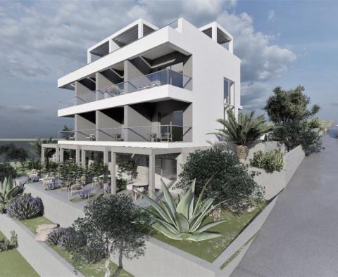 Csodálatos új triplex lakás Čiovo-n, 2. sor a tengertől, eladó - pic 11