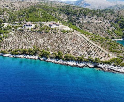 Egyedülálló 1. vonali villa a Brač szigeten, első sor a tengerhez, hatalmas, 32 000 m²-es területen eladó - pic 2