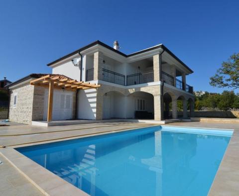 Fabulous beautiful new villa on the island of Krk in the area of the ancient city of Krk! 