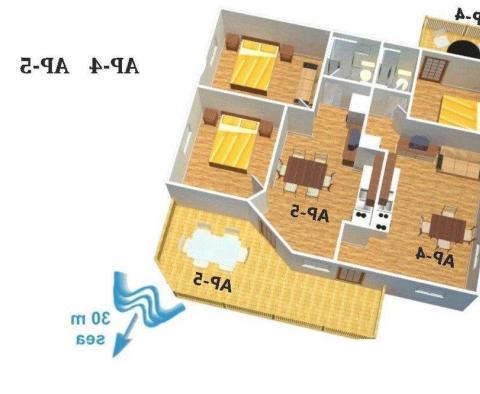 Apartmánový dům první linie s bazénem přímo u pláže - pic 22