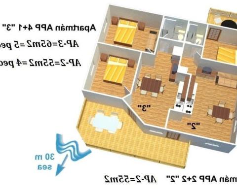 Apart-Haus in erster Linie mit Pool direkt am Strand - foto 24