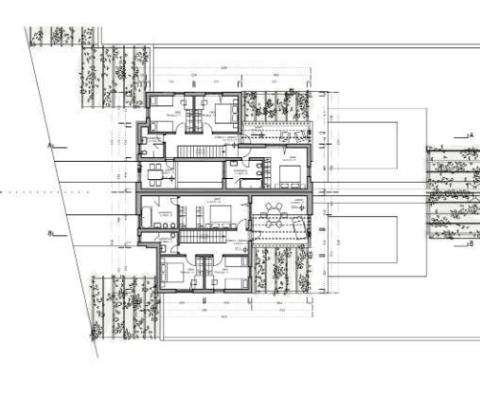 Project of eight attached and two self-standing villas on Hvar cca 700 meters from the sea - pic 9