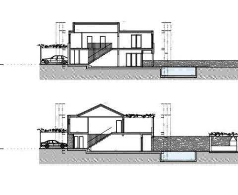 Project of eight attached and two self-standing villas on Hvar cca 700 meters from the sea - pic 11