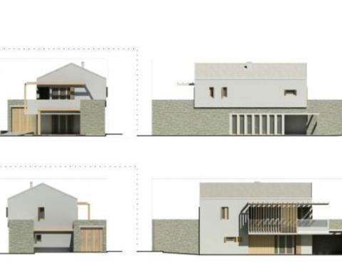 Projekt osmi samostatných a dvou samostatně stojících vil na Hvaru cca 700 metrů od moře - pic 31