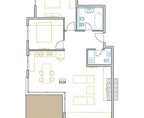 Mimořádný byt ve vysokém patře se střešní terasou v Opatiji - pic 3