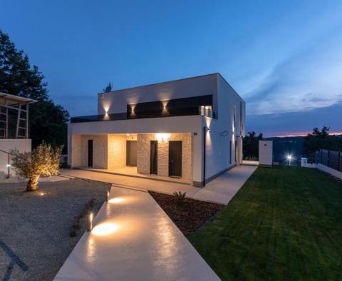 Fantastic modern villa with heated swimming pool and open sea views in Labin area - pic 2