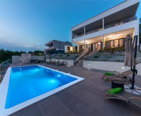 Fantastic modern villa with heated swimming pool and open sea views in Labin area - pic 5