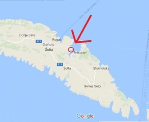 Tengerparti villa saját stranddal és mólóval - első vonal a tenger felé Solta szigetén! - pic 7