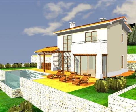Land plot in Brsec with building permit for 11 villas, fantastic unobstructed sea views - pic 11