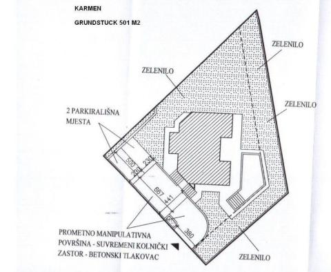 Land plot in Brsec with building permit for 11 villas, fantastic unobstructed sea views - pic 22