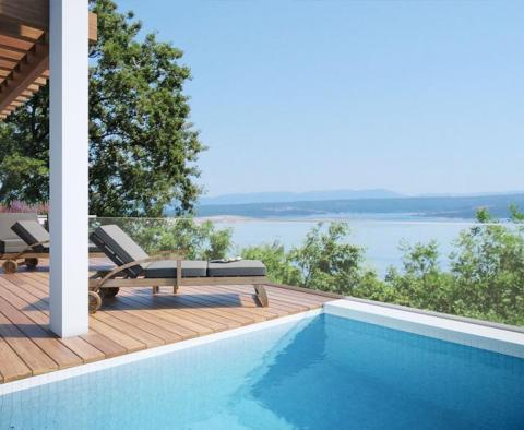 Utolsó luxuslakás modern rezidenciában Crikvenicában, csodálatos kilátással a tengerre 