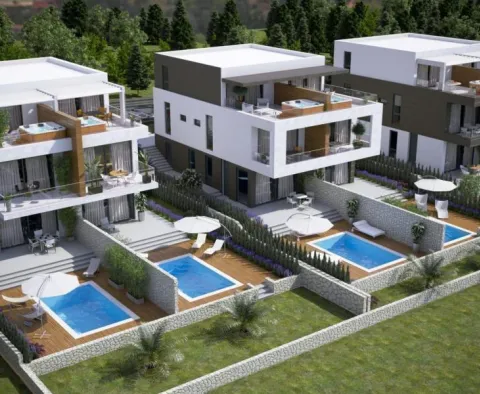 Dwupoziomowy penthouse z tarasem na dachu w Pag w Novalji - pic 2 Dwupoziomowy penthouse z tarasem na dachu w Pag w Novalji - pic 2