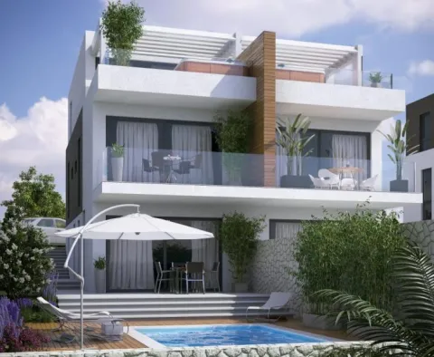 Dwupoziomowy penthouse z tarasem na dachu w Pag w Novalji - pic 3 Dwupoziomowy penthouse z tarasem na dachu w Pag w Novalji - pic 3