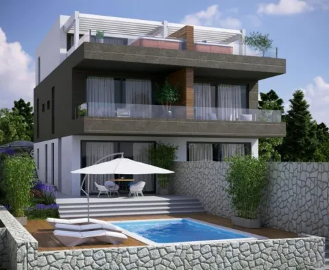 Dwupoziomowy penthouse z tarasem na dachu w Pag w Novalji - pic 7 Dwupoziomowy penthouse z tarasem na dachu w Pag w Novalji - pic 7