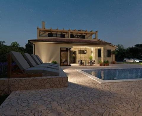 New villa in Labin area, with swimming pool 