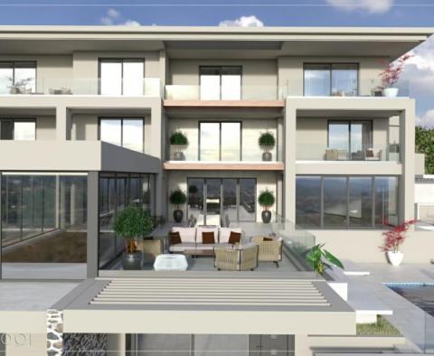 Luxueuse villa en construction dans la périphérie d'Opatija 