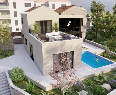 New villa with pool in the centre of Sibenik (project) - pic 3