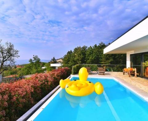 Villa Kostrenában, gyönyörű kilátással a tengerre egy nagy, 2200 nm-es telken. - pic 21