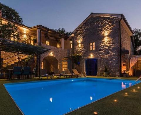 Stylish designer 4-bedroom stone villa with a pool, Crikvenica 