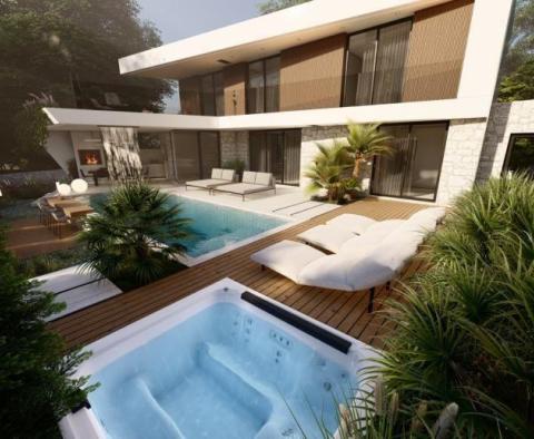 Project of a luxury modern villa in Porec area 