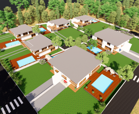 Land plot in Poreč area, ideal for investors, pefrect to build modern villas, 5.377m2 
