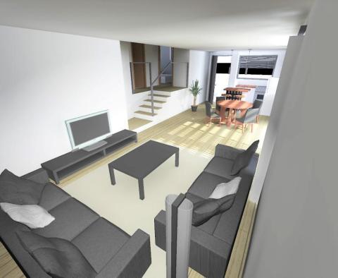 Új két hálószobás lakás 92 m2-es kerttel és parkolóval Starigradban - pic 4