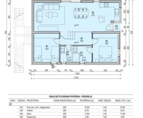 Új két hálószobás lakás 92 m2-es kerttel és parkolóval Starigradban - pic 6