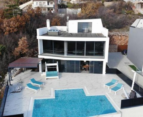 Impressive modern villa with pool in Crikvenica 