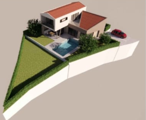 Modern villa with sea view in Krnica under construction - pic 8