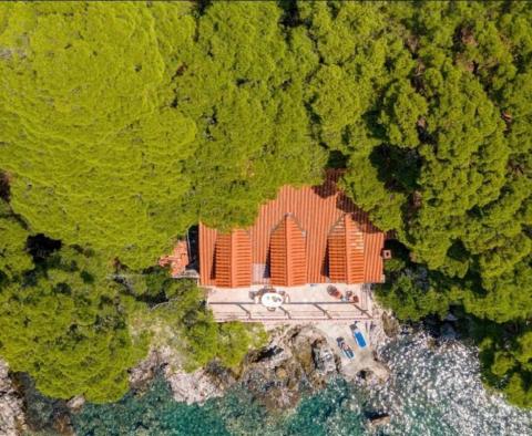 Unique waterfront villa in Dubrovnik area with private beach platform, on a large green land plot of 1240 sq.m. - pic 3