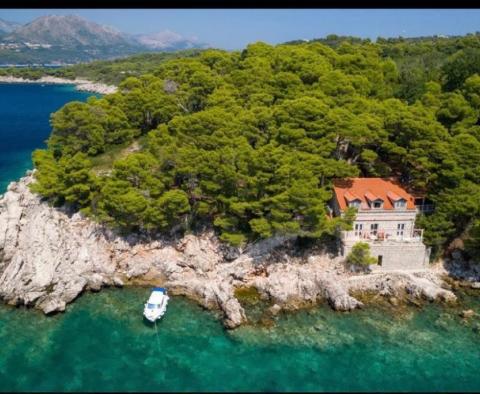 Unique waterfront villa in Dubrovnik area with private beach platform, on a large green land plot of 1240 sq.m. - pic 4