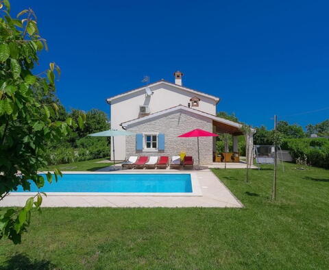 Villa with swimming pool, traditional Istrian face, MARČANA - pic 3
