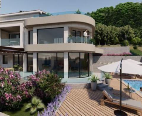 Terrain avec projet de villa de luxe à Moscenice - pic 6