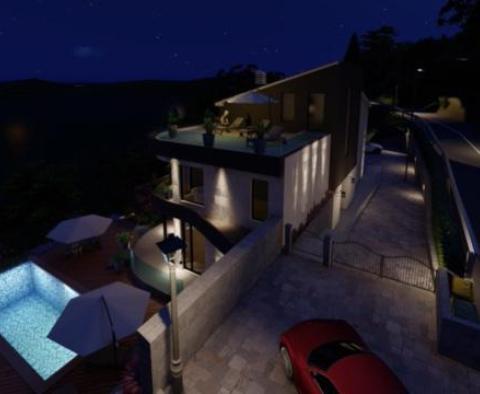 Terrain avec projet de villa de luxe à Moscenice - pic 12