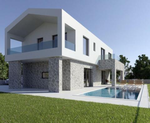 Modern house with pool under construction and sea view - pic 2
