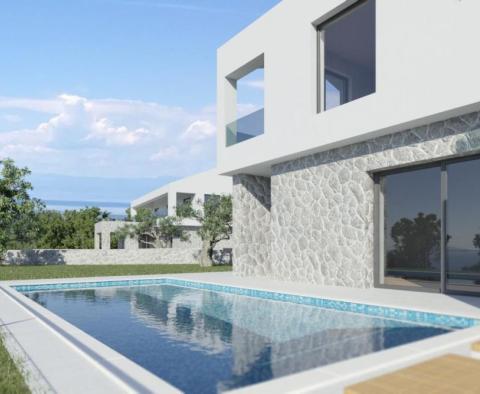 Modern house with pool under construction and sea view - pic 3