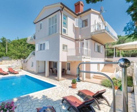 Sophisticated villa with swimming pool in Rabac, Labin just 500 meters from the sea 