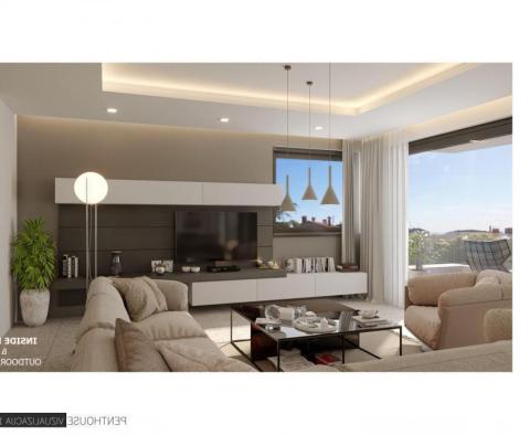 Gyönyörű penthouse eladó Rovinjban egy új butik rezidenciában, 700 méterre a tengertől - pic 11