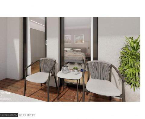 Gyönyörű penthouse eladó Rovinjban egy új butik rezidenciában, 700 méterre a tengertől - pic 16
