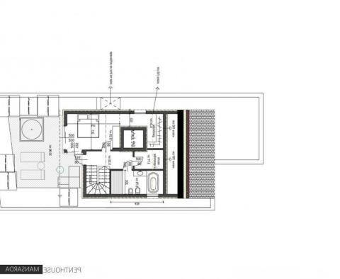 Krásný penthouse na prodej v Rovinji v nové butikové rezidenci 700 metrů od moře - pic 29