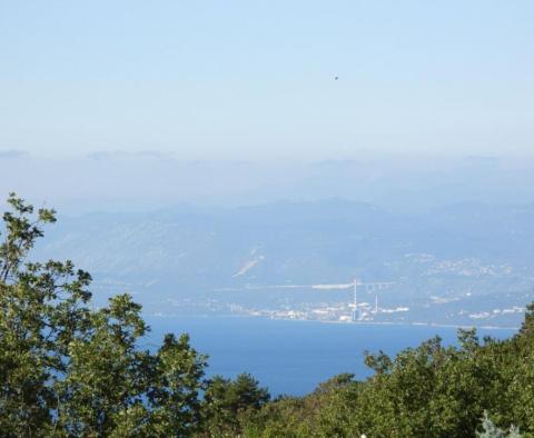 OPATIJA, IČIĆI, FALALELIĆI - building land 2800m2 + house under construction 250m2 with sea view + constr. permit for 1000m2 BRP - pic 11