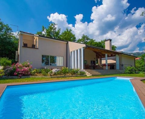 Modernly designed villa with pool on a large garden in Buzet area - pic 3