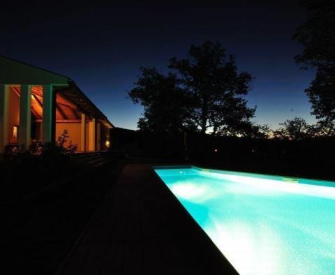 Modernly designed villa with pool on a large garden in Buzet area - pic 48