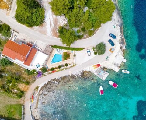 Seafront villa for sale on Korcula island with mooring possibility 