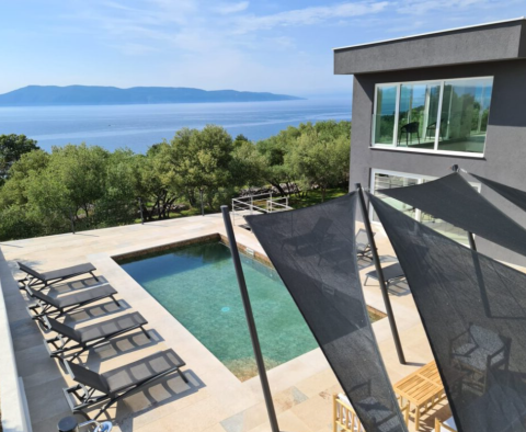 Amazing modern villa in Rabac, Labin, just 500 meters from the sea with fascinating sea views! - pic 2