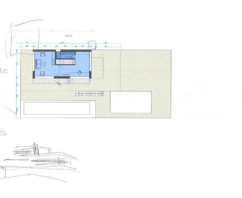 Land plot over Opatija with fantastic villa project and all the permits (construction is started) - pic 12