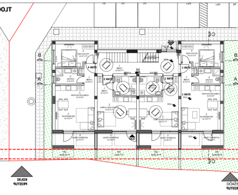 Nový apart-komplex v oblasti Labin s kotvištěm jachet v přední části - pic 14