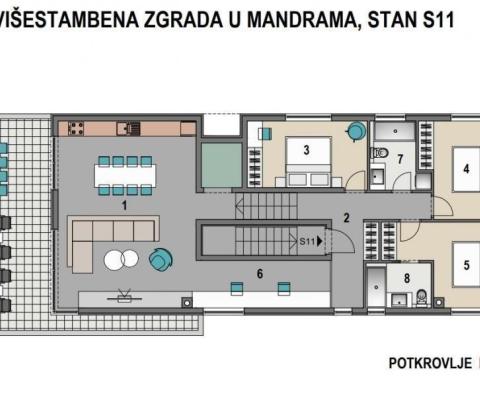 Luxus apartmanok Mandre városában, a Pag-félszigeten, mindössze 50 méterre a tengertől - pic 15