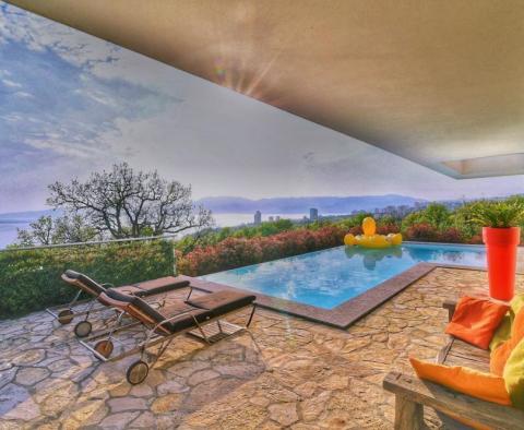 Villa in Kostrena with beautiful sea view on a large land plot of 2200 sq.m. - pic 23