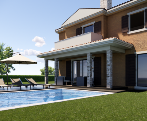 Villa with pool surrounded by nature and greenery in Visnjan, gates to Porec 